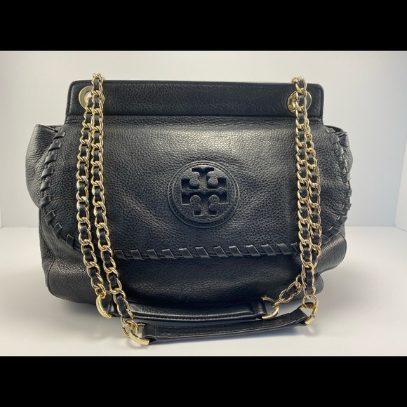 Tory Burch Black Leather Purse - Picture 1 of 7